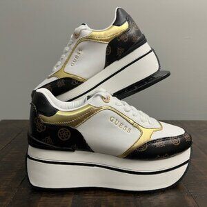 NEW! Guess Women's Camrio Platform Sneakers - Size 7.5